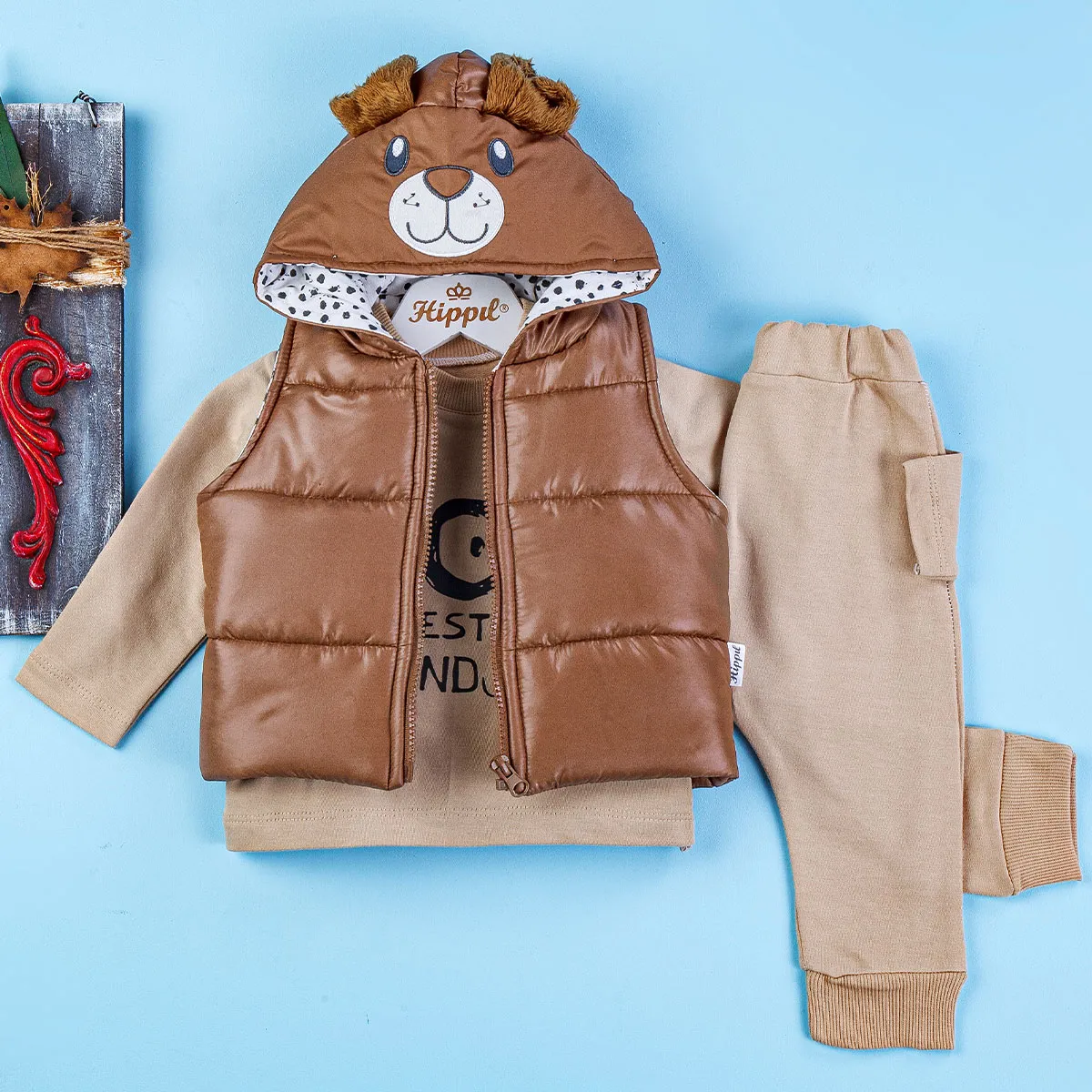 Baby Outfit Set — Print, Sleeveless — Set pieces: 3 — 5065HP