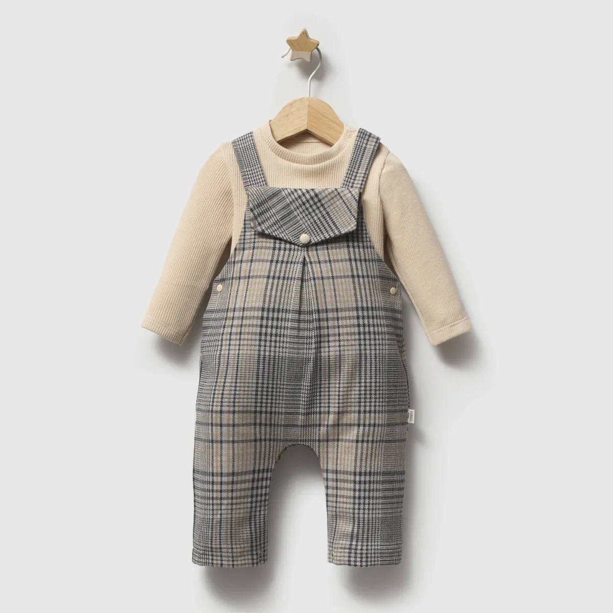 Overalls — Check pattern — 3-6-9 months — 5954T