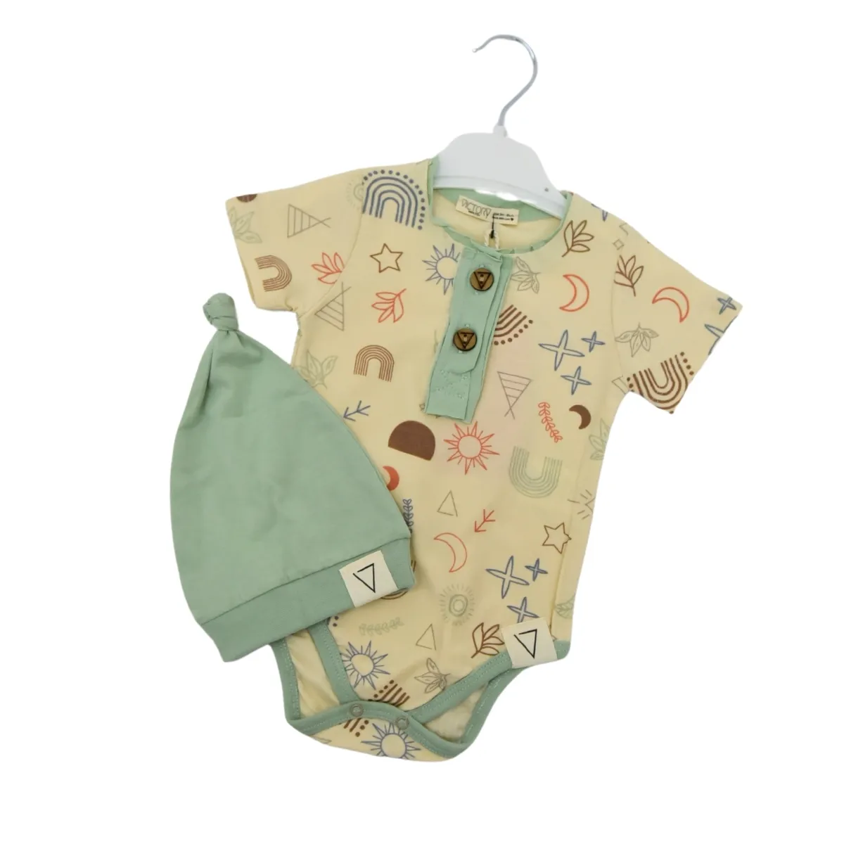 Baby Bodysuit — Snap fastening — 3-6-9-12 months — 031BC