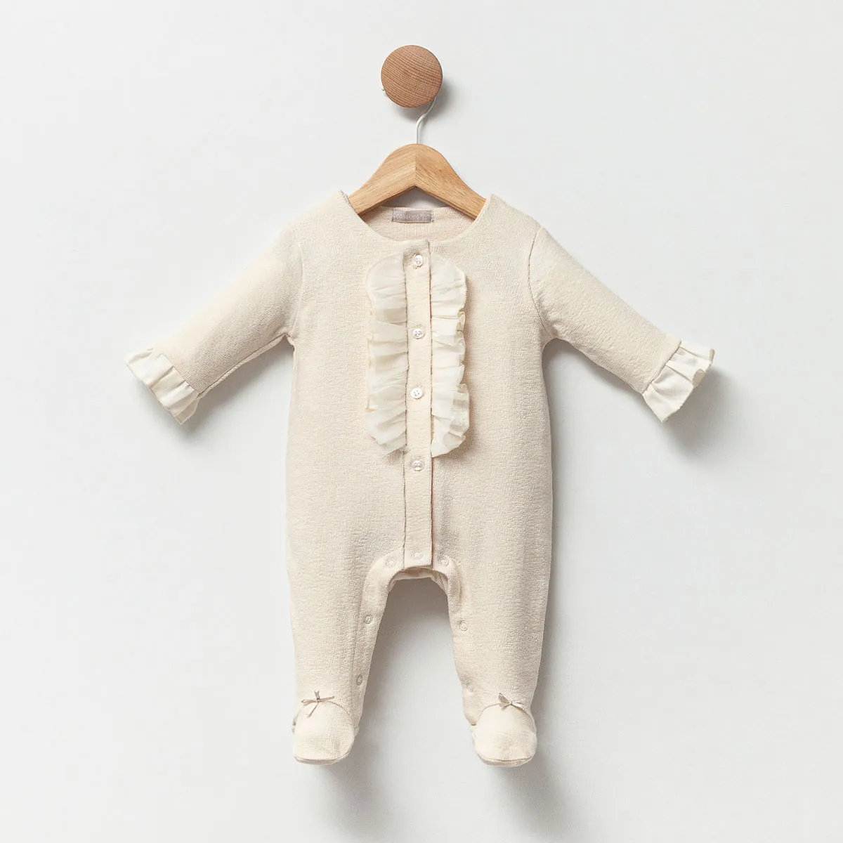 Baby Jumpsuit — Button fastening, Ruffle detail — 2-3-6 months — 483771CS