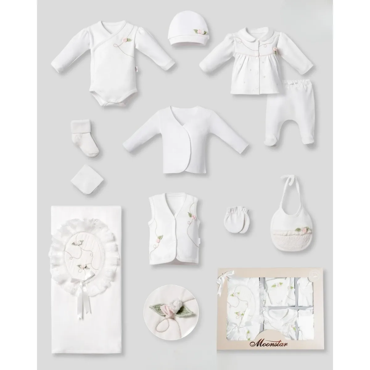 Newborn Going-Home Set — Set pieces: 11 — 0-3 months — 53197MO