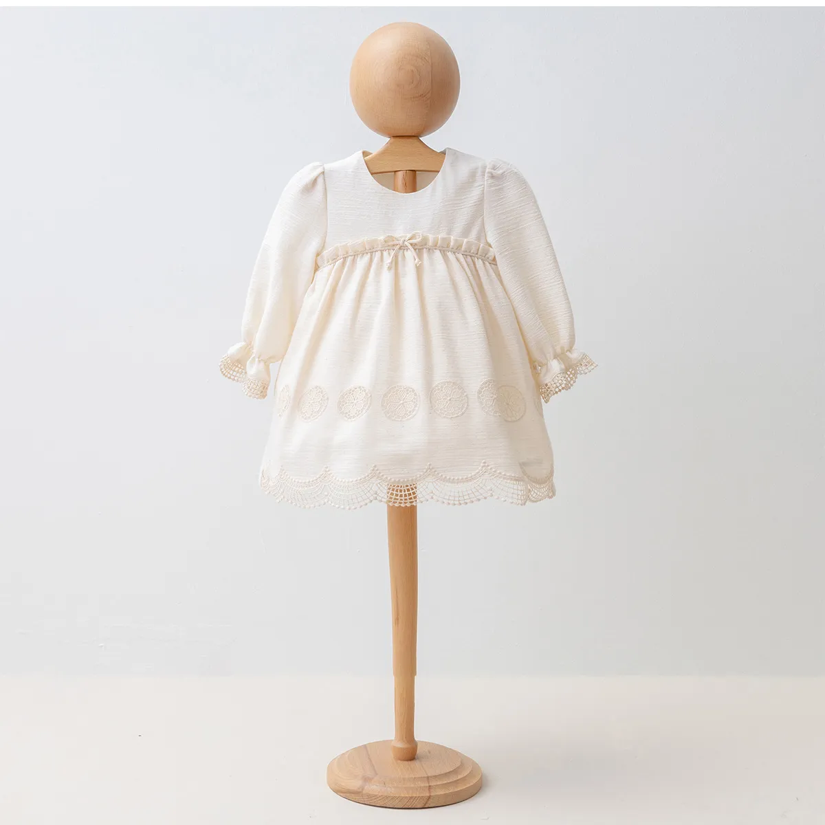 Dress — Broderie detail, Crinkle texture — 6-9-12-18-24 months — 4290MY