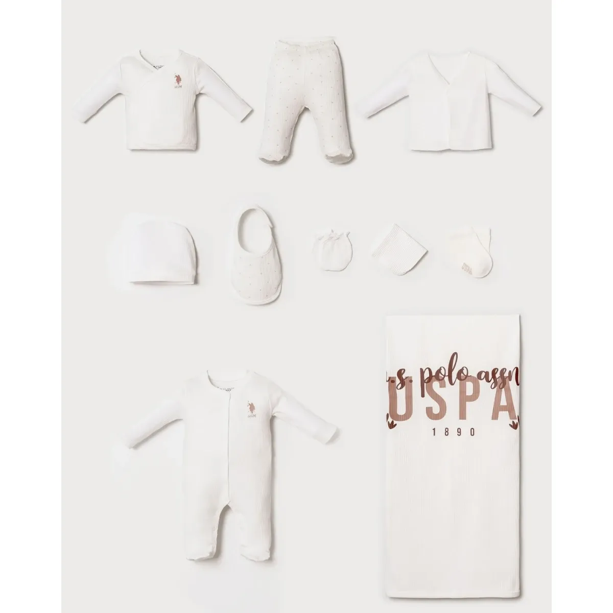 Newborn Going-Home Set — Set pieces: 10 — 0-3 months — 2950US