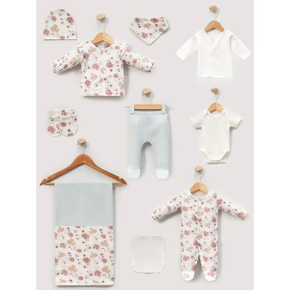 Newborn Going-Home Set — Set pieces: 10 — 0-3 months — 3041MC