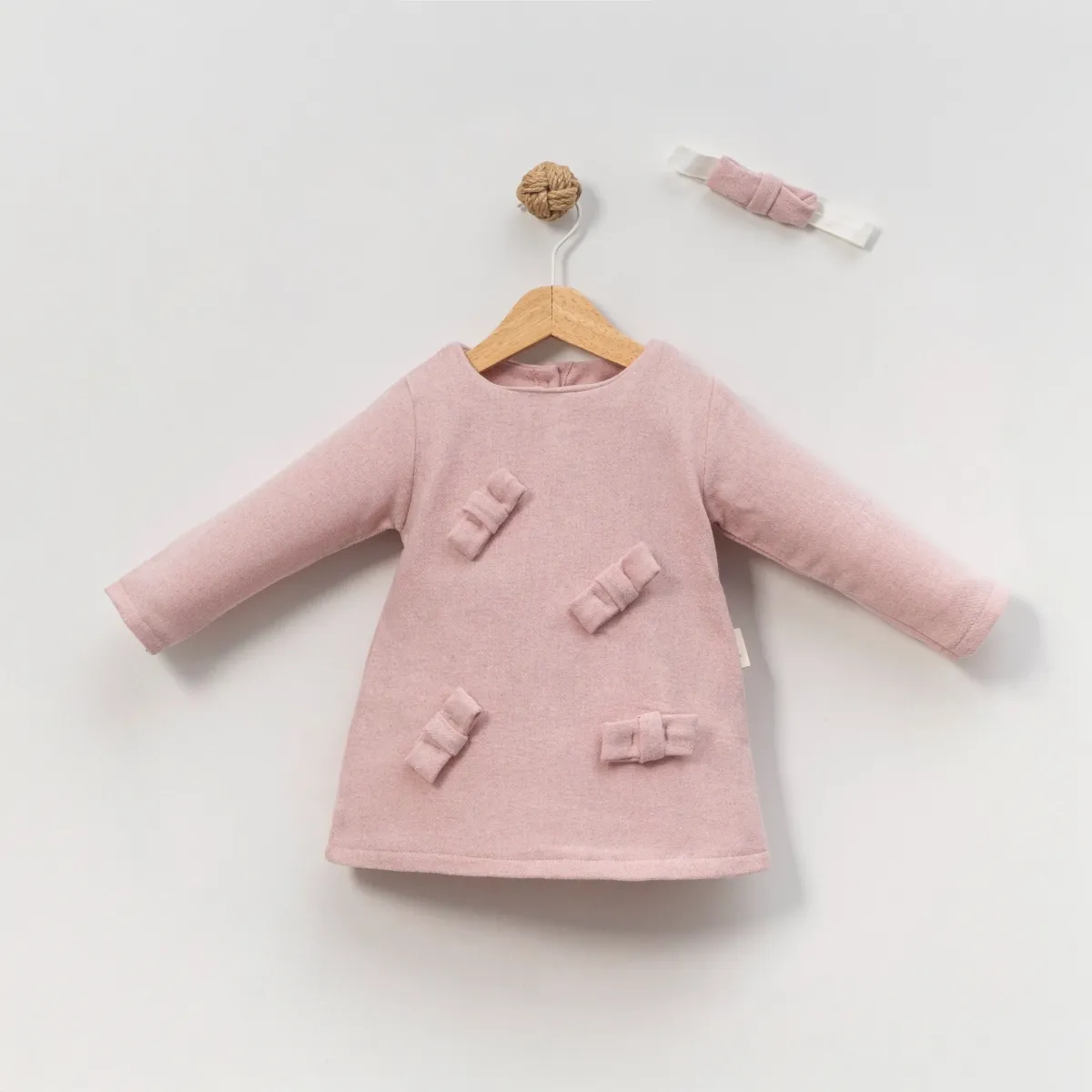 Baby Overalls, Pinafores & Skirts — Bow detail — 6-9-12-18 months — 905PS