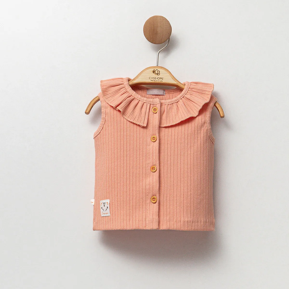 Vest — Ruffle detail — 6-9-12-18 months — 443123CS