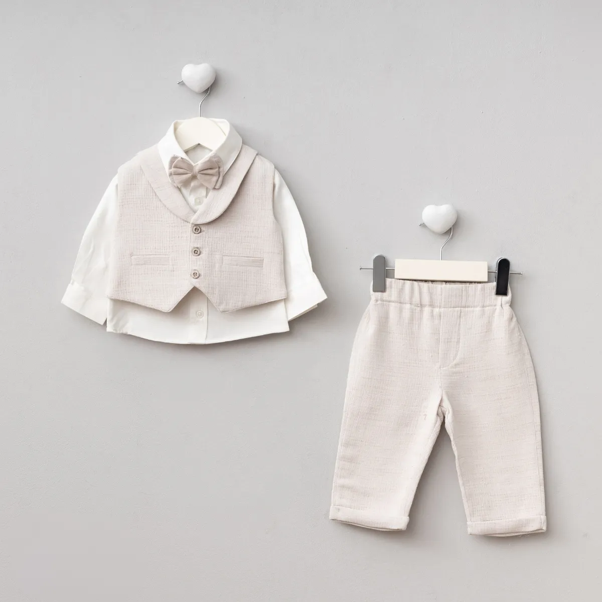 Baby Ceremony Sets — Muslin — 0/3-3/6 months — 2116PG