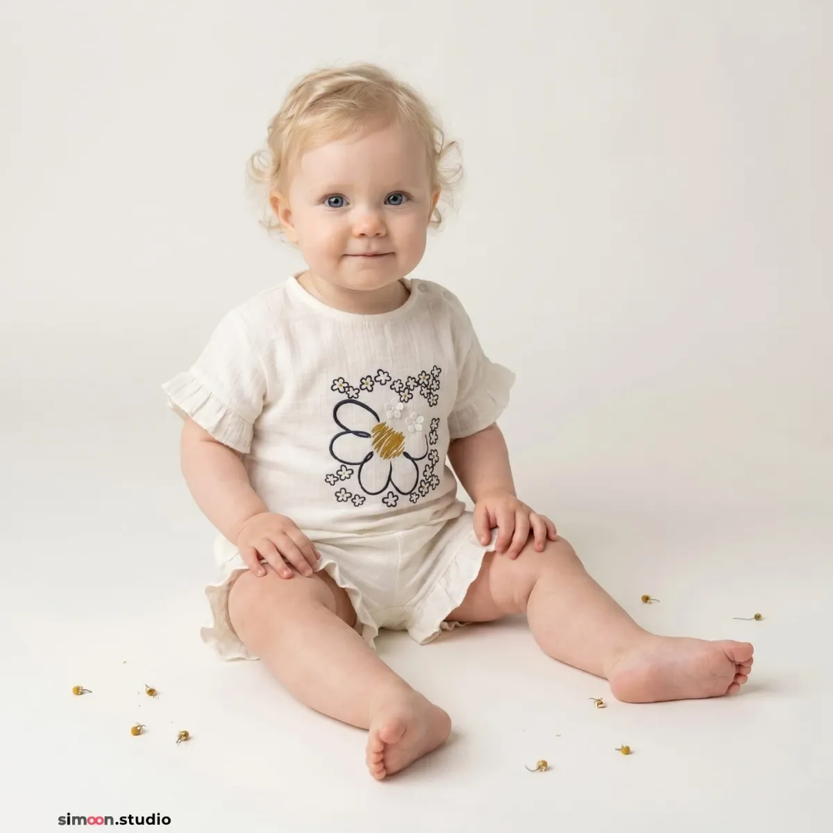 Girls' Outfit Set — Floral motif — Set pieces: 2 — 9-12-18 months — 2627CA