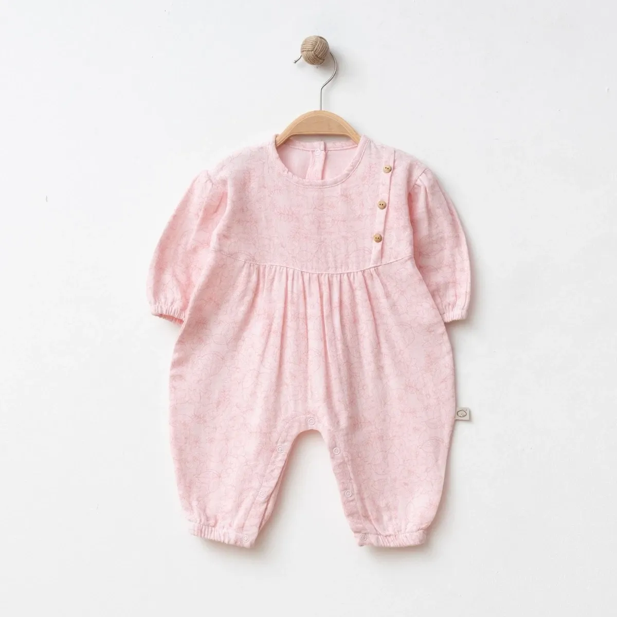 Baby Jumpsuit — Muslin, Print, Sleeveless — 3-3 months-6 months — 0031OB