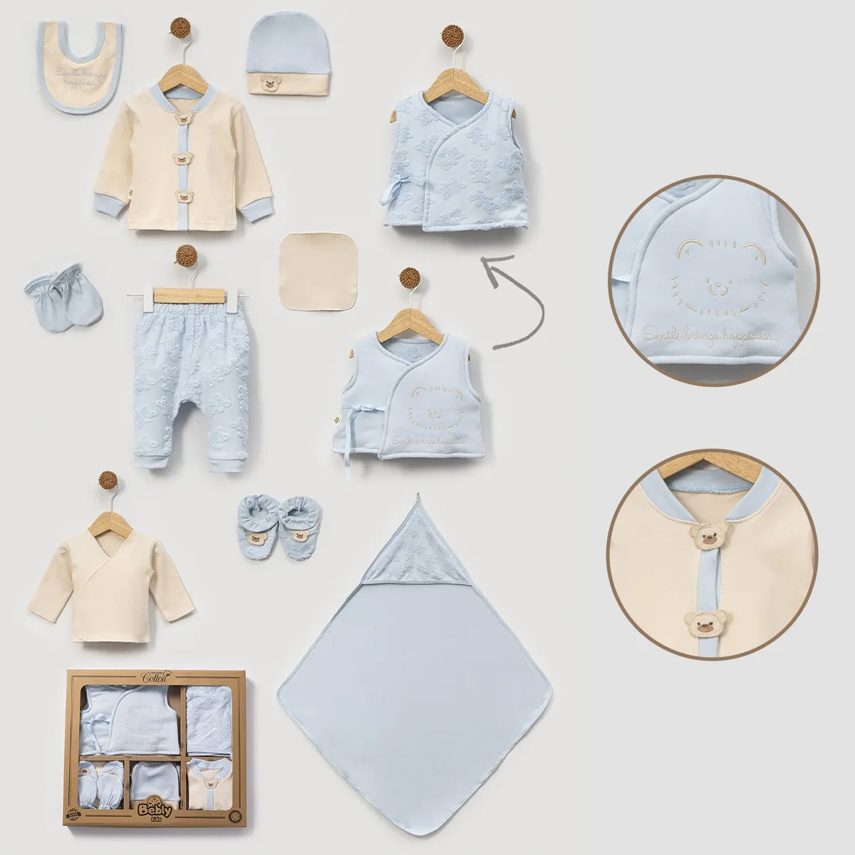 10-Piece Newborn Going-Home Sets – 10023BK | Wholesale