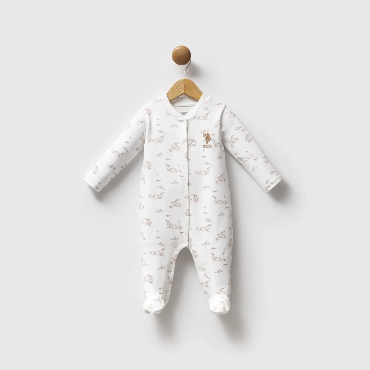 Baby Jumpsuit — Covered feet — 0/3-3/6-6/9 months — 2706US