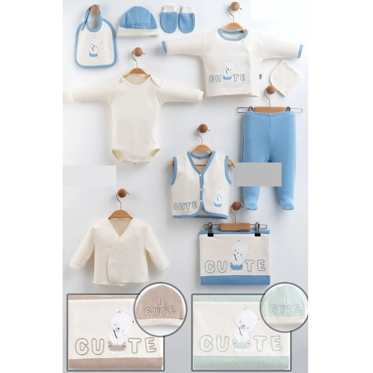 Newborn Going-Home Set — Set pieces: 10 — 0-3 months — 6673GB