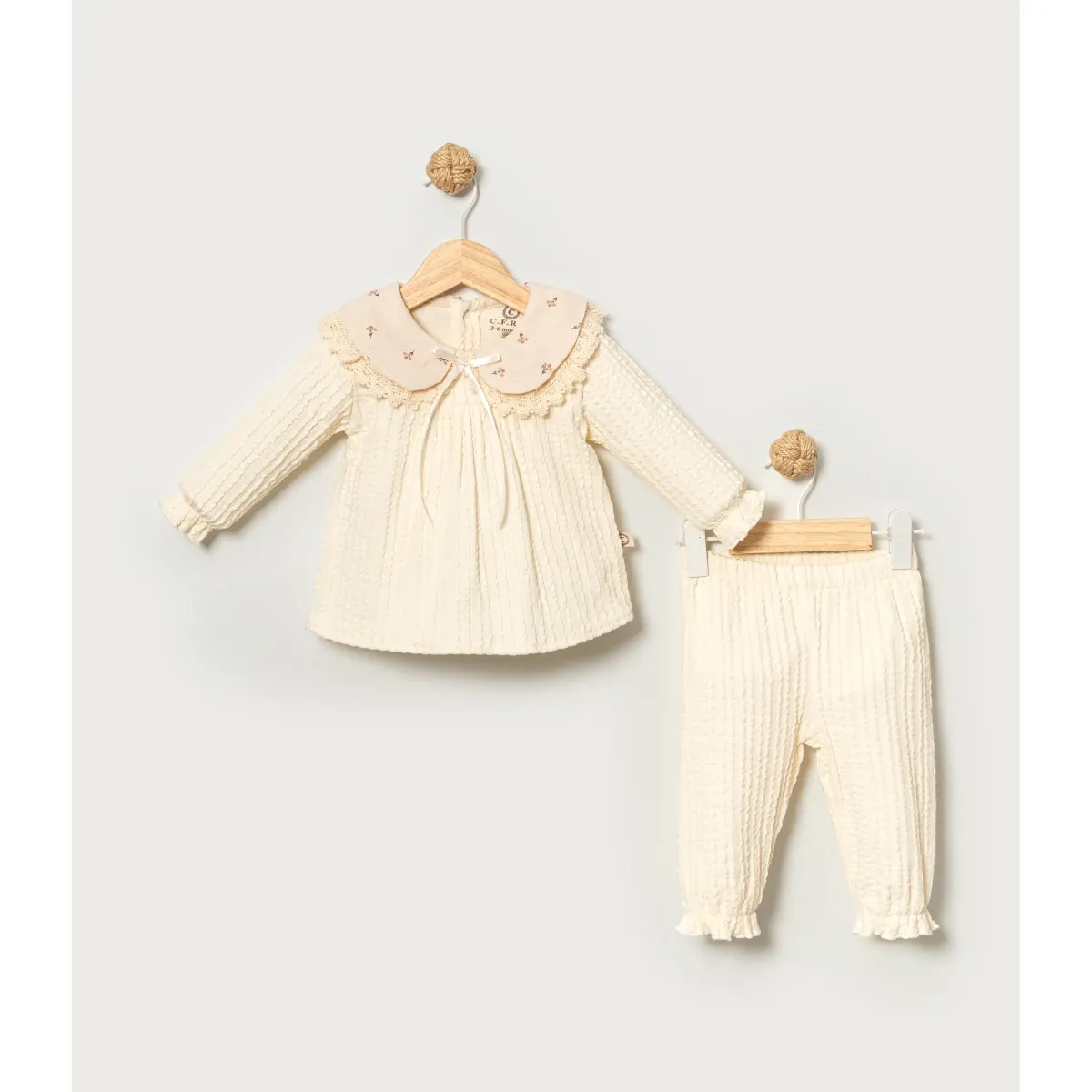 Girls' Outfit Set — Jersey — Set pieces: 2 — 3-6-9-12 months — 10323CF
