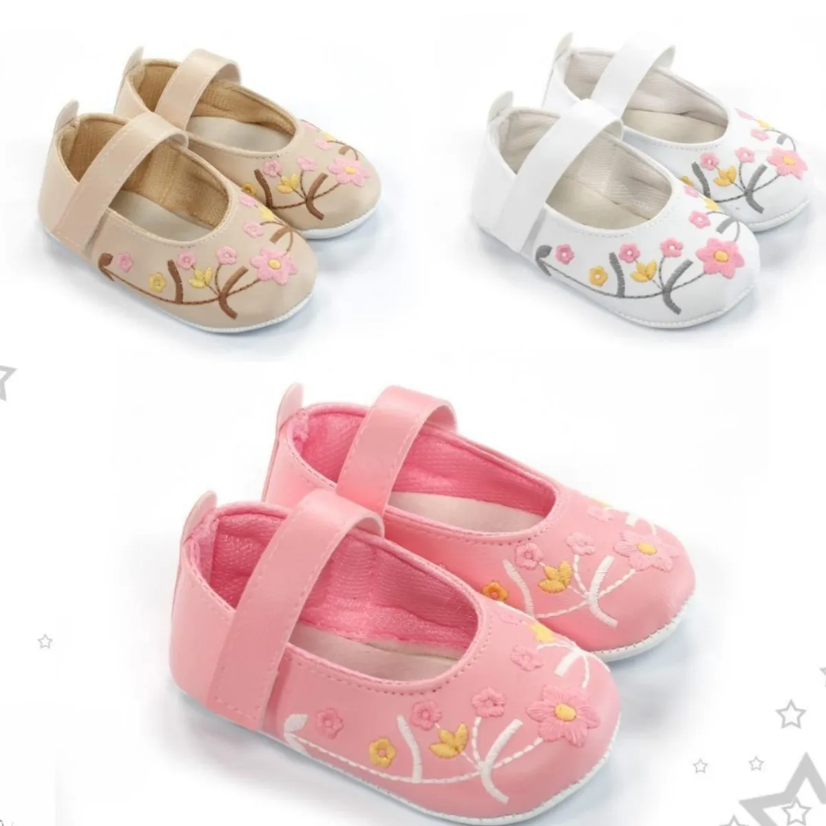 Baby Shoes — Embroidery — 18-19 size — 2055Cİ