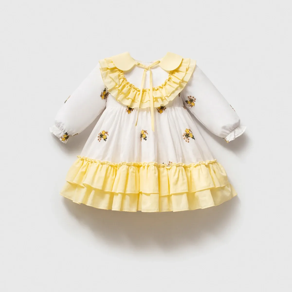 Dress — Long sleeves, Ruffle detail — 9-24 months — 5229NY