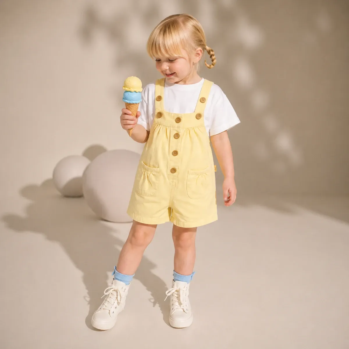 Overalls — Denim — 9-24 months — 7518OV