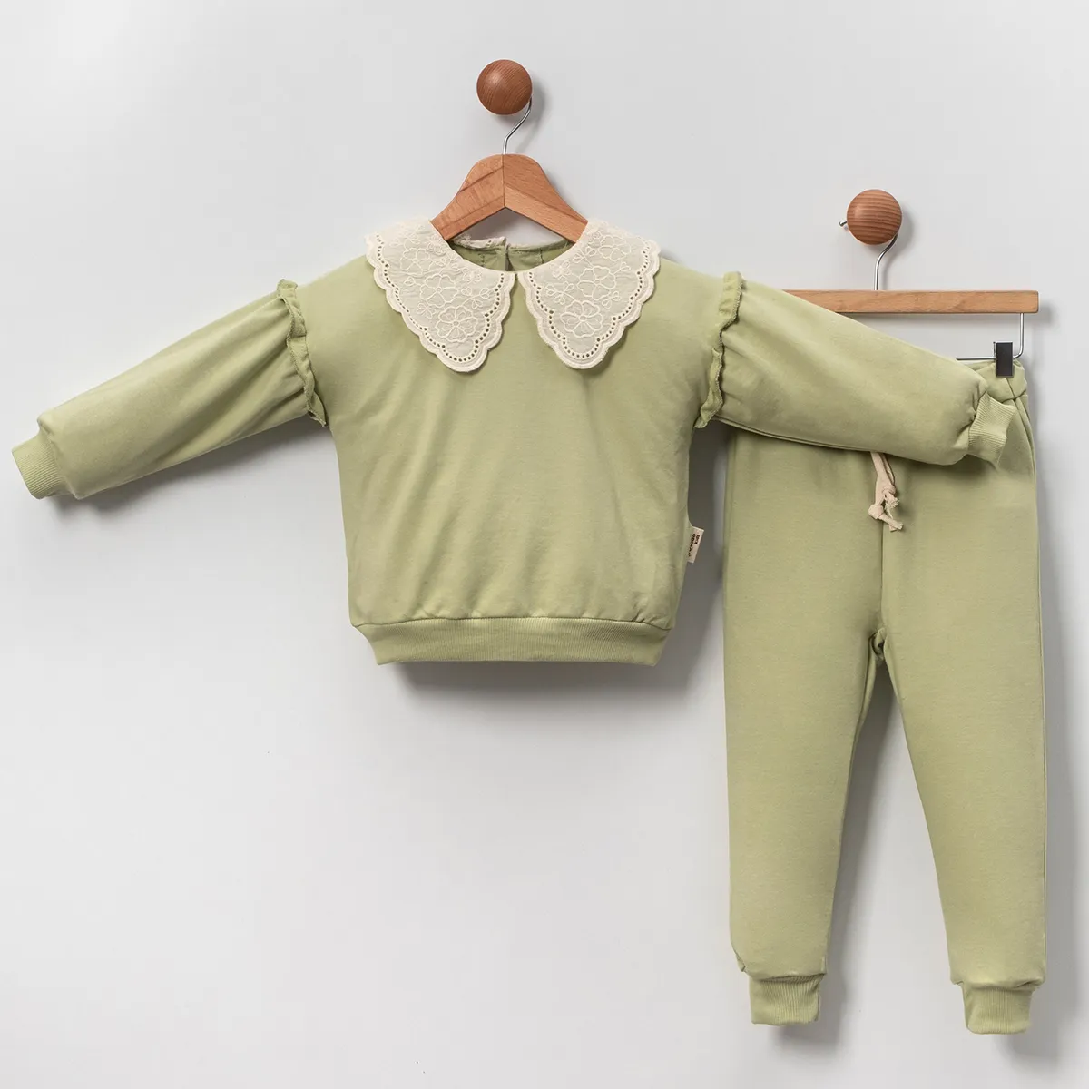 Girls' Outfit Set — Broderie detail, Collar — Set pieces: 2 — 9-12-18-24 months — 8822VO