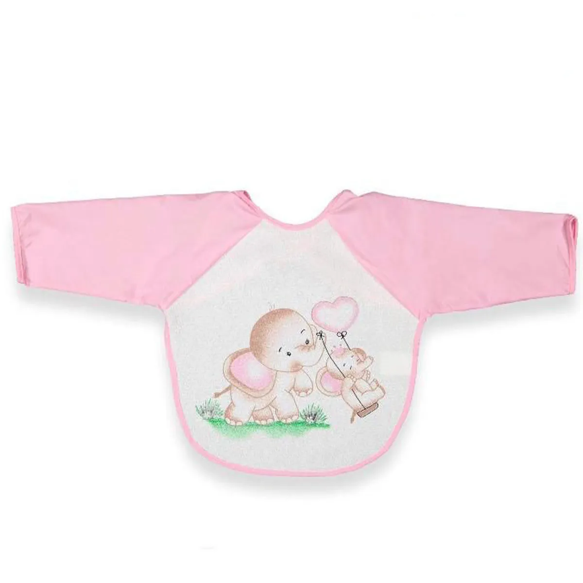Baby Bib — Heart motif, Elephant motif — 7623BD